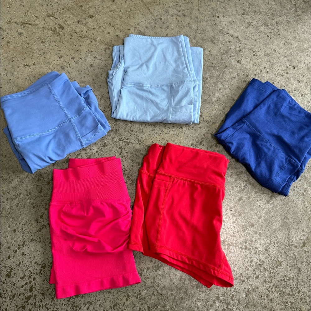 Workout Biker Shorts Bundle | Small